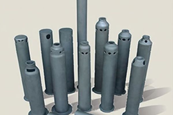 Industrial burner nozzles